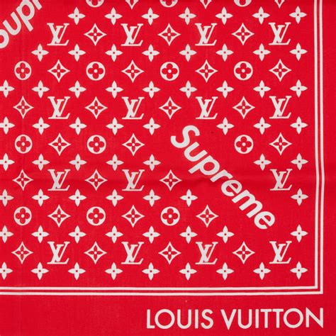 supreme x louis vuitton bandana buy|louis vuitton monogram bandana red.